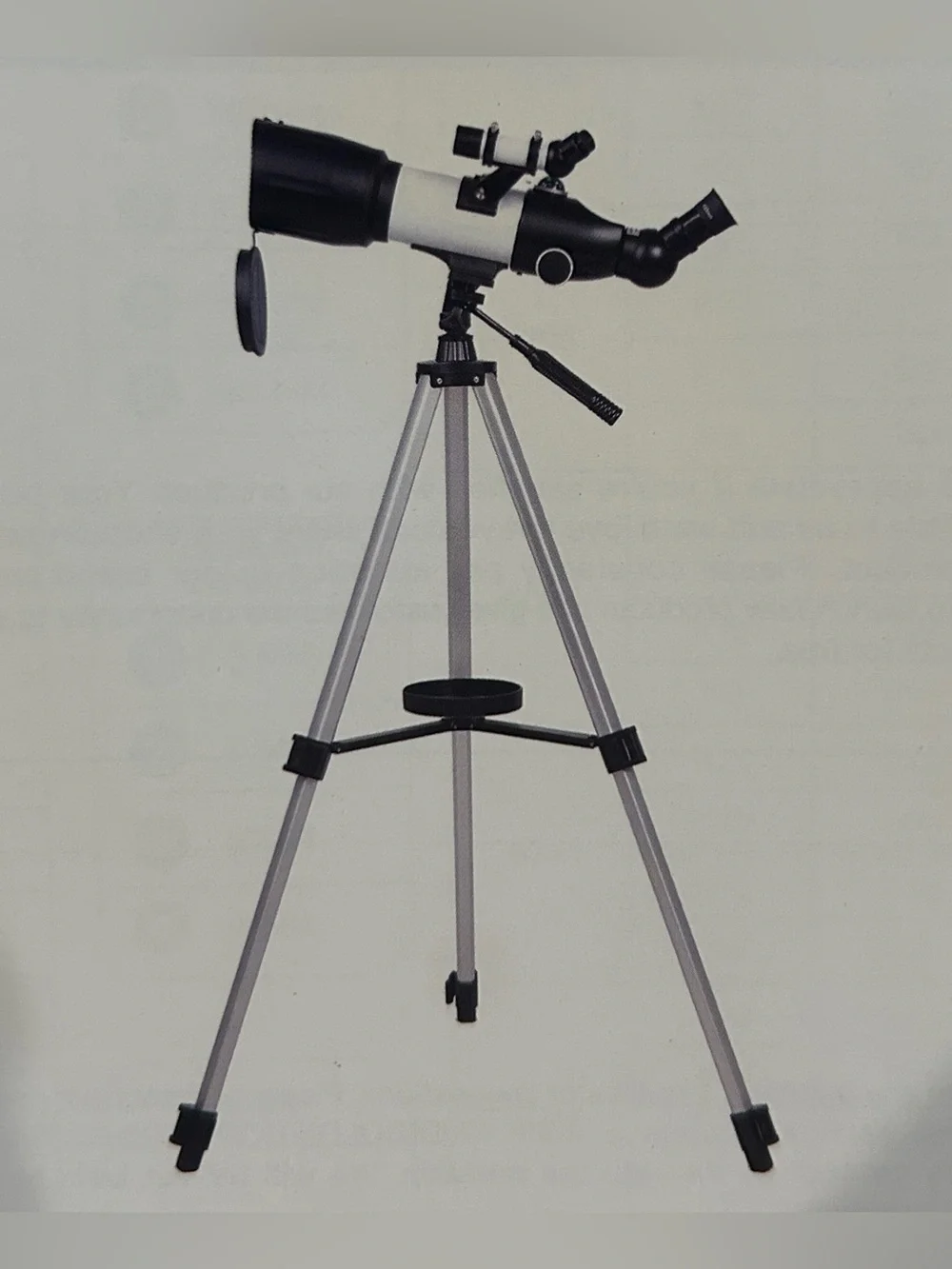 Free Soldier Black & White Telescope w/ Tripod-Compact Astronomical Telescope🤍